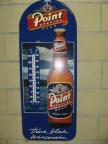 Stevens Point Brewery tin beer sign